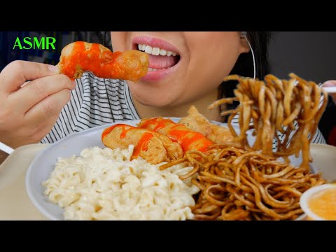 fake italian or fake chinese? Mac & cheese vs Lo mein chicken fingers