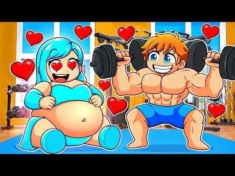 FAT and MUSCLED FORBIDDEN LOVE 🚫 in Roblox!