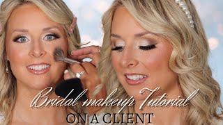 IN DEPTH STEP BY STEP BRIDAL MAKEUP TUTORIAL ON A CLIENT