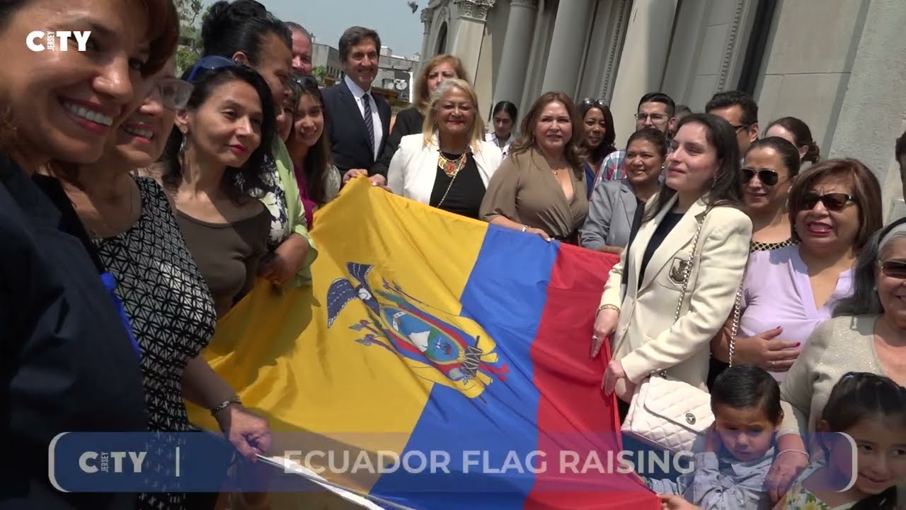Jersey City: Ecuador Flag Raising Ceremony