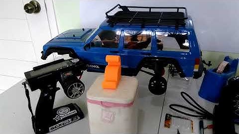 Winch Control Using A Hacked Flysky GT3B