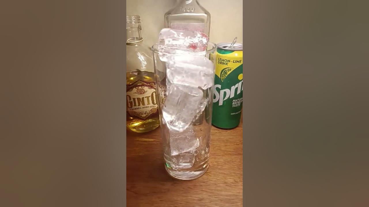 How do you make your gin and sprite? YouTube