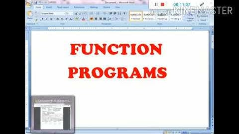 Functions | part-2 Programming discussion about functions used in bluej