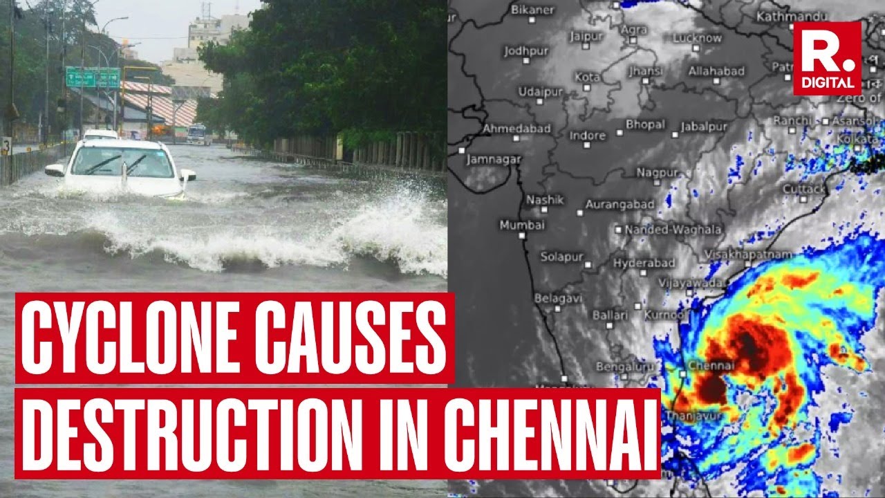 BREAKING: Chennai Waterlogged After Heavy Rains; Cyclone Michaung To ...