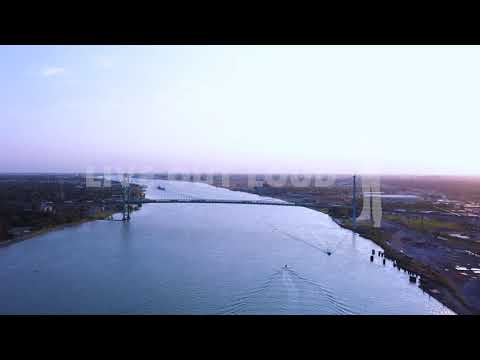 Detroit Aerials | Sunset Detroit Ambassador Bridge