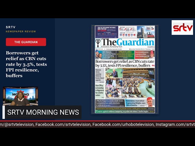 SRTV MORNING NEWS
