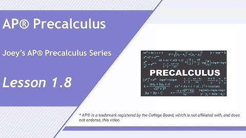 TOPIC 1.8: Rational Functions and Zeros - Joey