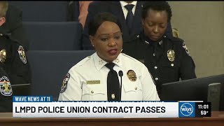 Louisville Metro Council approves police union contract