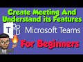 How to Create Meeting Directly using Microsoft Teams Application