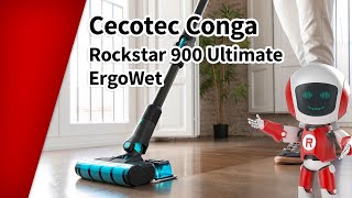 Cecotec Conga RockStar 900 Ultimate ErgoWet - Handstaubsauger
