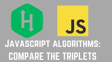 JavaScript Algorithms: Compare the Triplets