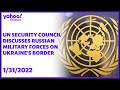 UN Security Council Discuss Russian Military Forces On Ukraine's Border