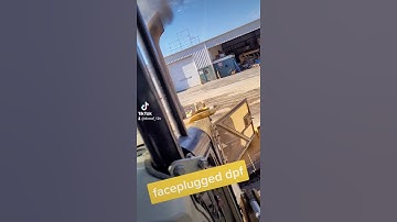 Plugged DPF on a CAT D6N