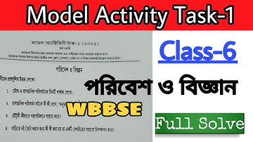 Class 6 Science Activity Task-1 June 2021 #wbbse
