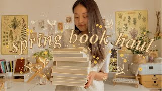 a dreamy & wholesome spring book haul ✨ classics, poetry & fantasy