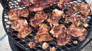Saturday cook on the Gabby’s Santa Maria Grill