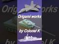 Origami Tanks, Fighters, Warships and Helicopters by Origami Colonel K, 2025