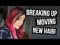 VLOG: Breaking Up, Moving, New Hair Color || KELLI MARISSA