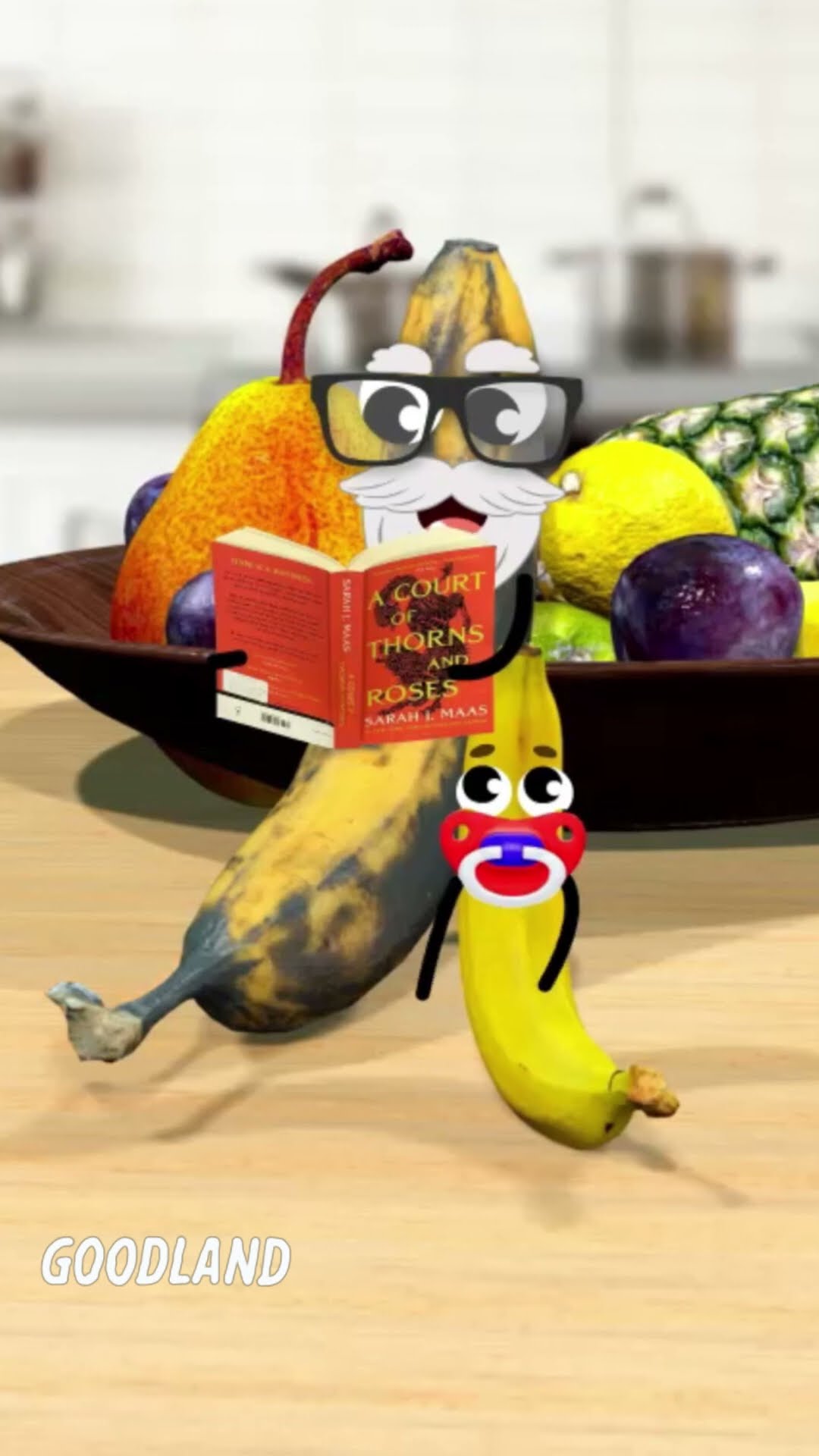 Goodland | Old banana with a pacifier ? #doodles #animation #cartoon #GOODLAND