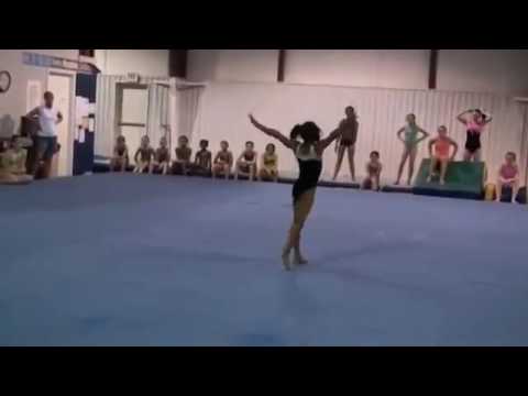 12-Years Old Simone Biles  Class Floor