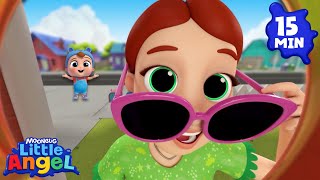 whos at the door little angel sing along songs for kids moonbug kids karaoke time