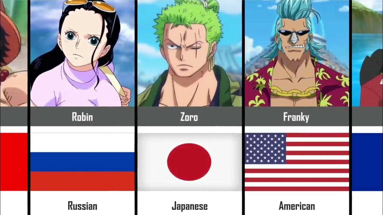 One Piece Characters Nationalities YouTube