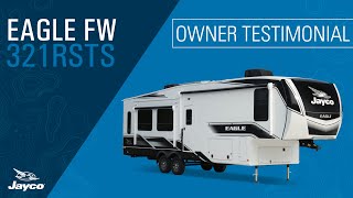 Andrea Vilani and Michael Rapp - Eagle Fifth Wheel 321RSTS - Owner Testimonials - Jayco RV by JaycoRVs 124 views 1 month ago 2 minutes, 38 seconds