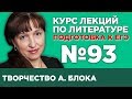 А.А. Блок (анализ тестовой части) | Лекция №93