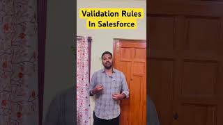 Salesforce Validation Rule Explained with Example 🔥 | Admin Tutorial #shorts