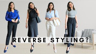 Reverse Styling Outfits | Summer Office Outfits | 2023 Workwear