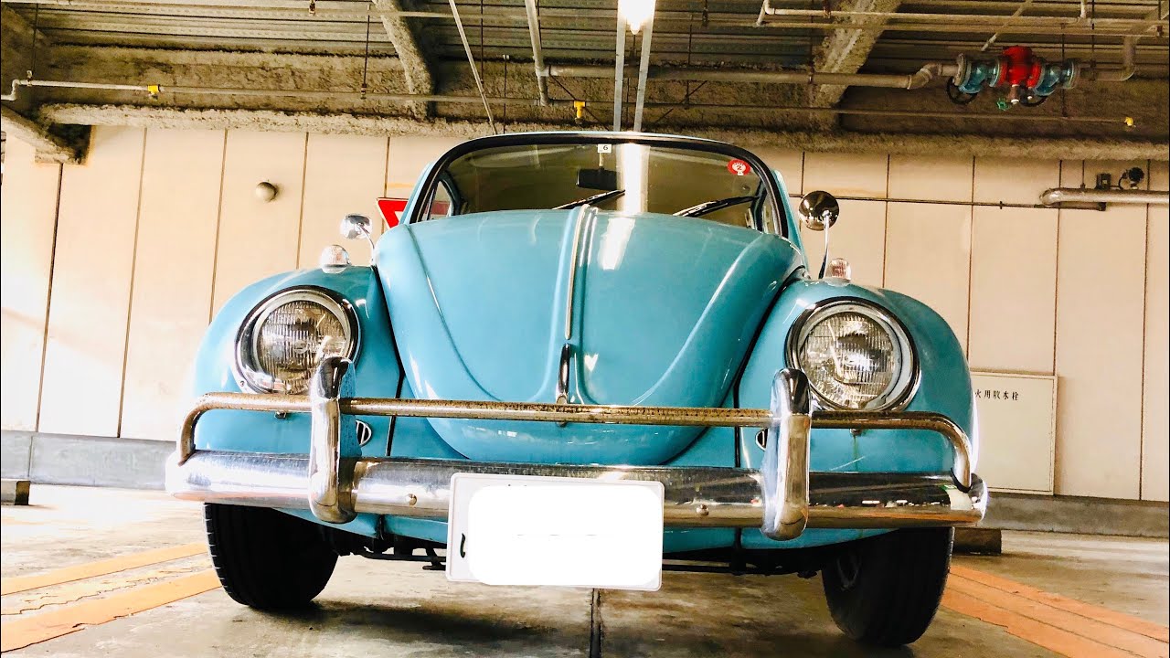 空冷ビートル1972年式で普段乗りドライブ エンジン音最高！Volkswagen