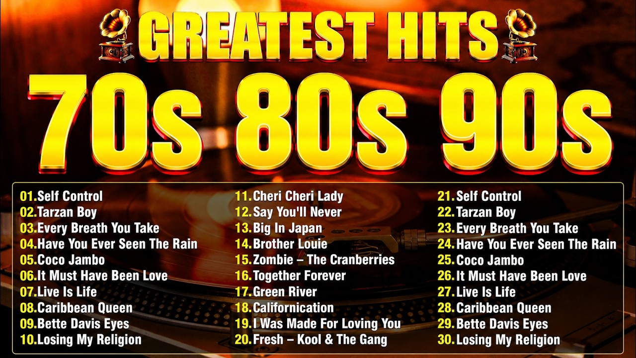Best Oldies Music 70s 80s 90s 📀 Greatest Hits Playlist 1980s