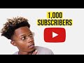 0 TO 1000 SUBSCRIBERS: New Youtube Cannel Tips How To Get Your First 1000 Subscribers