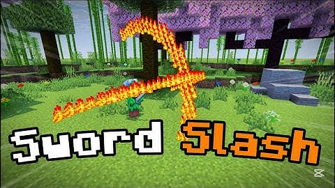 How To Make A Sword Slash Using Commands | Minecraft Tutorial