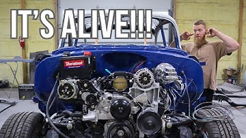 1956 Chevy LS SWAP: FIRST START!
