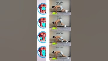 Core Crusher! Mountain Climbers, Plank Jacks & More 🔥#shorts #short #plank