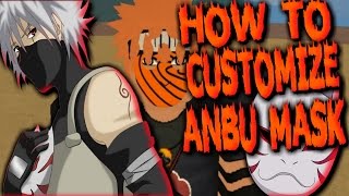 Roblox Shinobi Life How To Customize Anbu Mask Youtube - roblox kakashi anbu mask