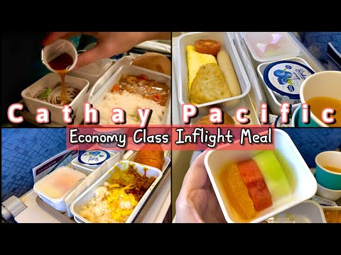 Best in-flight Meal Cathay Pacific Jakarta 🇮🇩 - Hong Kong 🇭🇰 - Osaka 🇯🇵