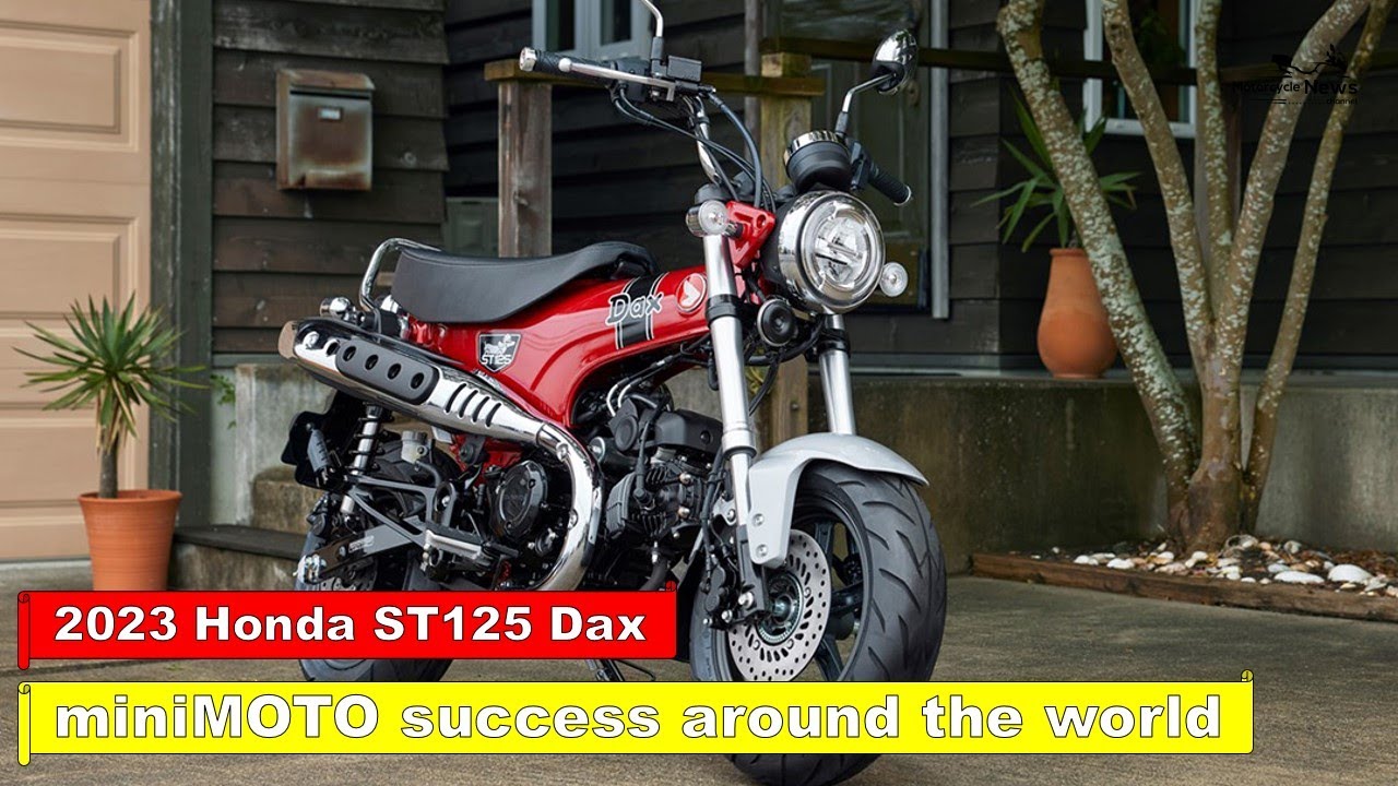 2023 Honda ST125 Dax First Look miniMOTO success around the world 