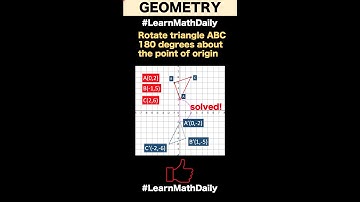 Visualizing Geometric Transformation: Rotation. #shorts #learnmathdaily #rolandoasisten