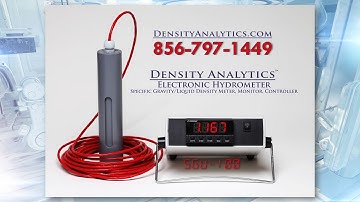 Density Meter Operating Principle by Density Analytics - Liquid Density Meter, Monitor, Controller