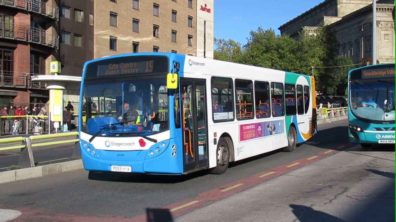 Buses at Liverpool Queen Square Bus Station | November 2021