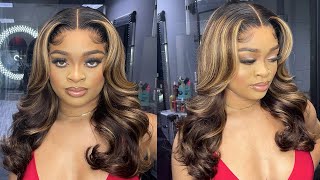 Highlight Wig Tutorial 🔥 | Big Curls & Layers 😍 | Wiggins Hair | screenshot 3