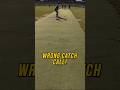 Wrong catch call #youtubeshorts #cricket #catchdrop