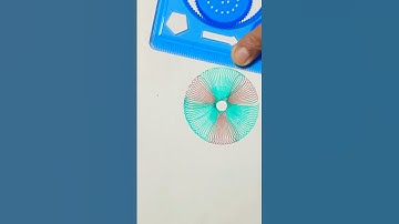 QUICK SPIROGRAPH CREATIONS!#art #spirometry #spirograph #satisfying #asmr #relax