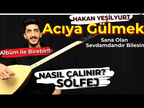 ACIYA GÜLMEK SOLFEJ SAZ NOTALARI | Sana Olan Sevdamdandır Bilesin Kısa Sap Bağlama Solfej