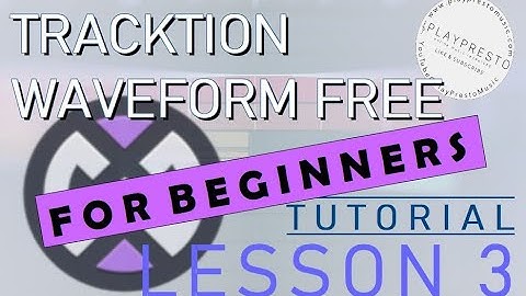 Tracktion Waveform Free for Beginners - Lesson 3, MIDI and Virtual Instruments