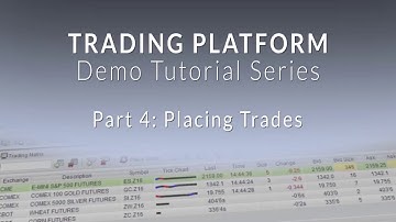 Firetip Trading Platform - Part 4 - Placing Trades