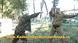 Система Кадочникова  Работа с шашкой