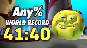 Any% World Record 41:40 - SpongeBob SquarePants: Battle for Bikini Bottom Speedrun